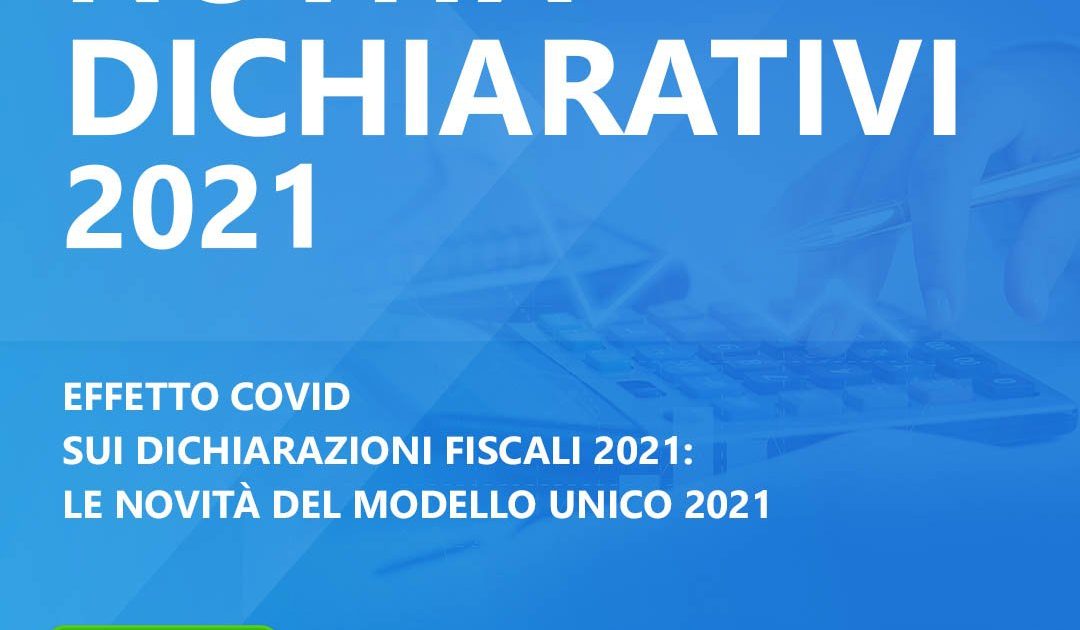 novità dichiarativi 2021